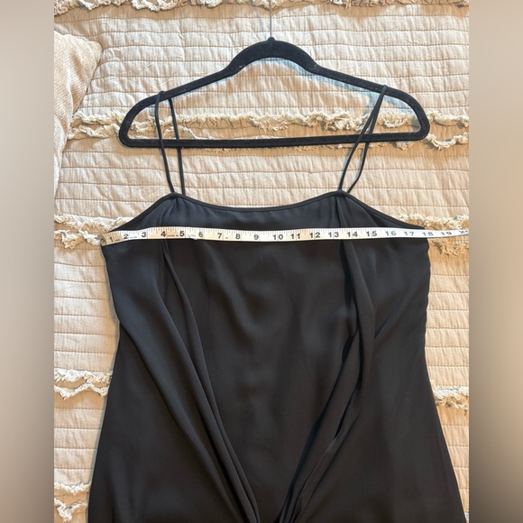 Vintage 1990s Linda Allard for Ellen Tracy Black Silk Slip Dress - Picture 11 of 11